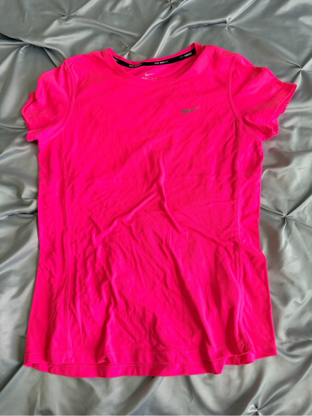 Nike Women's Hot Pink Short Sleeve Athletic Tee